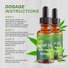 Custom Private Label Organic 5000mg Hemp Seed Extract Full Spectrum Cannabidiol Cbd Oil